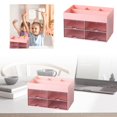 thumbnail image 2 of WIFKLSIIPG Desktop Storage Drawer Type Stationery Storage Layer Storage Cabinet Cosmetic Jewelry Rabbit Table, 2 of 6