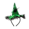 thumbnail image 3 of IBTOM CASTLE Kids Girls Witch Costumes Halloween Cosplay Costume Fancy Dress Cloak Witch Broom 3PCS Dress up Outfit 2-3 Years Green2, 3 of 8