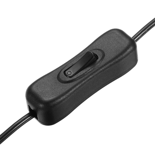 Câble USB avec 304 Interrupteur marche/arrêt, USB Mâle à Femelle Rallonge  Cordon 100cm pour LED Bureau Lampe LED Strip Noir Paquet de 2 