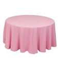 thumbnail image 5 of BalsaCircle 120" Pink Round Premium Polyester Tablecloth Party Reception Wedding Table Linens Catering Event Decorations Supplies, 5 of 8