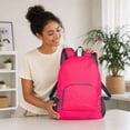 thumbnail image 7 of Lightweight Packable Backpack, Small Travel Day Pack, Water Resistant Hiking Backpacks for Women Men, Multiple Pockets, Breathable Shoulder Strap, Everyday Carry, 7 of 7