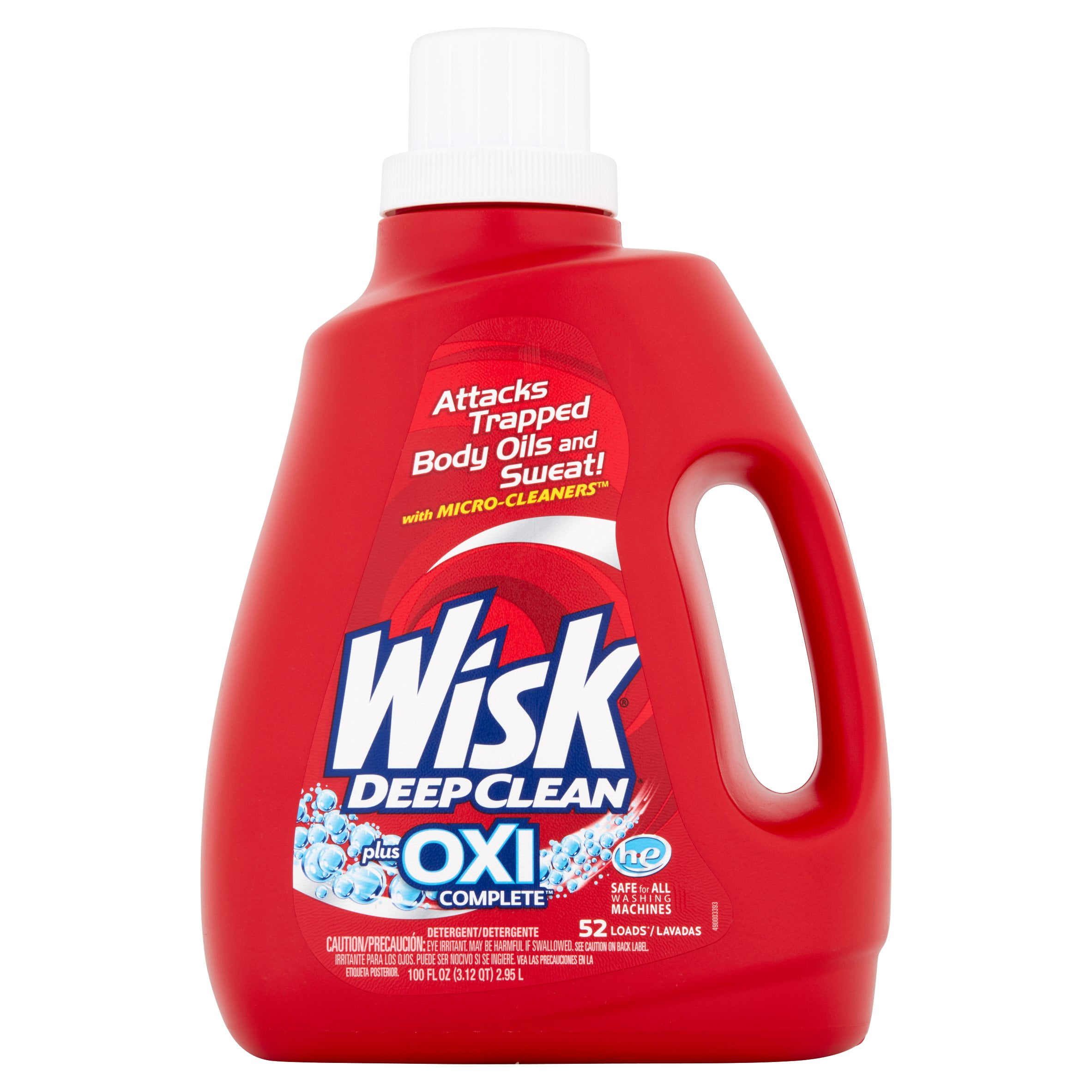Wisk Deep Clean Plus Oxi Complete Detergent, 52 loads, 100 fl oz