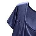 thumbnail image 4 of RXMEKW Ensemble de Pyjama pour Femmes, Ensemble de Détente 2 Pcs en Mélange de Lin avec Encolure Ronde et Coupe Ample pour Tenue d'Intérieur et Tenue Décontractée, 4 of 5