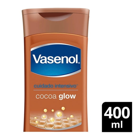 Crema corporal Vasenol cuidado intensivo cocoa glow 400 ml