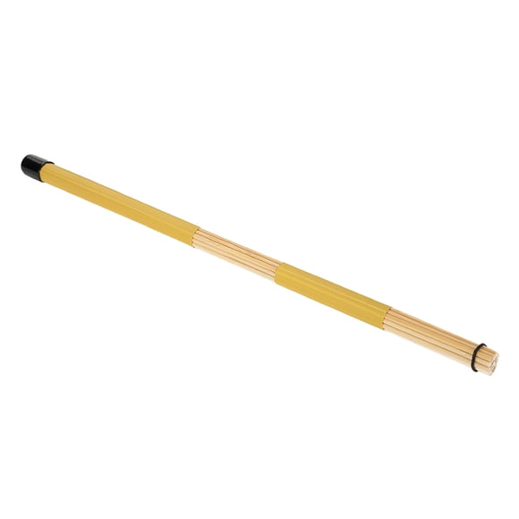 Cepillos De Tambor De Bambú, Varillas, Baquetas, Accesorio Para Instrumentos Musicales, Ligero Y Portátil, Tapa De Cepillo Extendido, 1 Par Para Amantes De Los Tambores