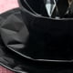 image 4 of Elama Retro Chic 16-Piece Glazed Dinnerware Set in Black