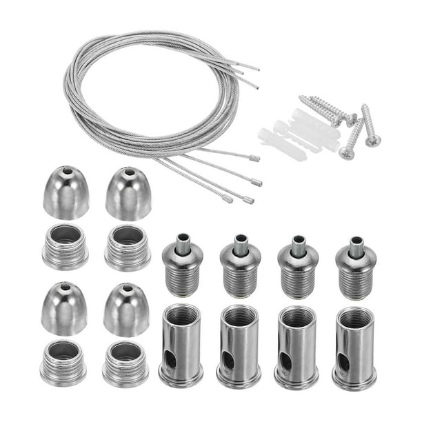 Kit de cables para colgar en el techo, cables colgantes para sala de estar y dormitorio. 1 metro