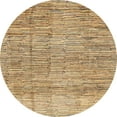 thumbnail image 1 of Ahgly Company Indoor Round Abstract Light Brown Abstract Area Rugs, 5' Round, 1 of 6