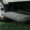 Camco Wrap around RV Step Rug - ﻿Weather-Resistant Materials, Gray (42925)