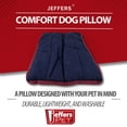 thumbnail image 4 of Jeffers Pet Comfort Dog Pillow, 2 XL 39"x51", Navy Blue – Machine Washable Dog Bed for House, Sofa, Crate & Travel – Poly Cotton Shell, Winter Warmth, Soft, Comfy, Durable, Top Pet Bedding, 4 of 5