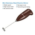 thumbnail image 3 of Uxcell Mini Electric Tumbler Stirrer, Handheld Mixer Battery Operated Stirring Brown 1 pack, 3 of 6