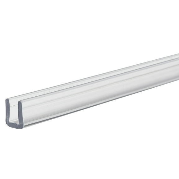 Polycarbonate Polycarbonate U-Channel, 36 in L, Colorless