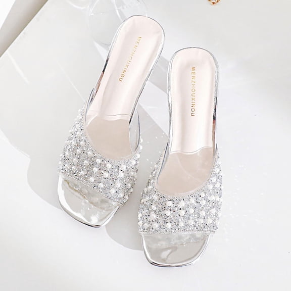 Vedolay Casual Sandals Sandals for Women Toe Ankle Buckle Strap Flats Sandals,Black 7