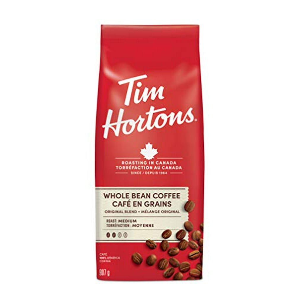 Tim Hortons Whole Bean Coffee, 907g (2lb) bag {Imported from Canada