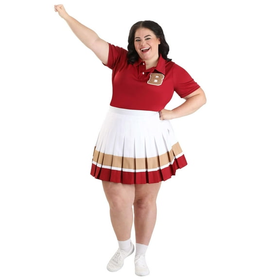 Plus Size Saved By the Bell Cheerleader Costume for Women