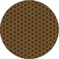 thumbnail image 1 of Ahgly Company Indoor Round Patterned Blood Night Red Area Rugs, 5' Round, 1 of 6