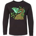 thumbnail image 3 of Inktastic Save the Rainforest with Basilisk Lizard on a Tree Long Sleeve Youth T-Shirt, 3 of 5