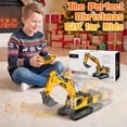 thumbnail image 7 of Huge Wave 3-in-1 Remote Control Excavator Toys for Boys, 12 Channel 1:20 RC Construction Vehicles, Birthday Gifts Boy Toys for 3-8 Years Old, 7 of 7