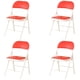 thumbnail image 1 of Sillas Plegables Ilios Innova Con Estructura De Metal Acojinada Color Rojo Para Fiesta o Jardín, 1 of 9
