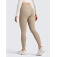 thumbnail image 2 of CRZ YOGA Matte Thermal Fleece Lined Leggings 25'' Casual Lounge Workout Womens Yoga Pants, 2 of 6
