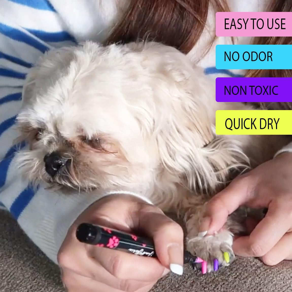 Dog toenail polish hot sale