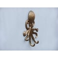 thumbnail image 3 of Handcrafted Model Ships WH-0116-AN 7 in. Wall Mounted Octopus Hooks, Antique Brass, 3 of 3