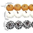 thumbnail image 3 of Juego de calabazas artificiales de 12 Uds calabazas de cosecha de otoño de lino para decoraciones de Halloween de Acción de Gracias suministros para fiestas ANGGREK Otros, 3 of 8