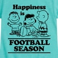 thumbnail image 3 of Peanuts - Happiness Is Football Season - Toddler And Youth Girls Short Sleeve Graphic T-Shirt, 3 of 6
