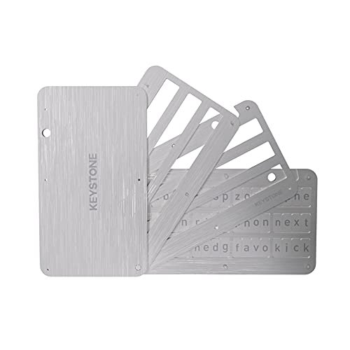 Keystone Tablet - Tableta Mnemónica de Acero 304, Respaldo de Semillas