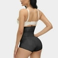 thumbnail image 2 of Defitshape Women's Tummy Control Shaper High Waisted Shapewear Shorts Thong Body Shaper Butt Lifting Wedding Firm Slimming Firm Control Body Shaper Black 14, 2 of 4