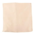 thumbnail image 3 of Funda de puf sin relleno Funda de reposapiés de cuero PU Elegante taburete para cambiar zapatos Cuadrado beige, 3 of 9