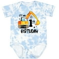 thumbnail image 3 of Inktastic Construction Truck It's My 1st Birthday Boys or Girls Baby Bodysuit, 3 of 5