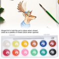 thumbnail image 3 of 2 Set Solid Watercolor Paint Multi Color Children's Drawing Sketching Pigment Art Supplies12 Colors, 3 of 3