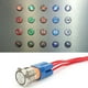 thumbnail image 3 of Empuje El Interruptor De Botón De Metal De Cabeza Plana Del Interruptor De Botón De 22 Mm AC250V 20A Con Zócalo De 4 Pines, 3 of 7