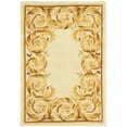 thumbnail image 4 of SAFAVIEH Naples Mladen Floral Bordered Wool Area Rug, Multi/Ivory, 2' x 3', 4 of 9