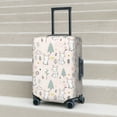 thumbnail image 3 of Wukai Rabbit Forest Elastic Luggage Cover: Personalized Protection for Your Suitcase - Fits 19~29-inch, Washable & Durable Travel Companion-X-Large, 3 of 8