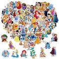 thumbnail image 1 of Paquete de 100 pegatinas de Disney para niños, pegatinas de princesas, pegatinas de personajes de dibujos animados lindos, pegatinas de película, pegatinas decorativas para niños, adolescentes, adulto, 1 of 3