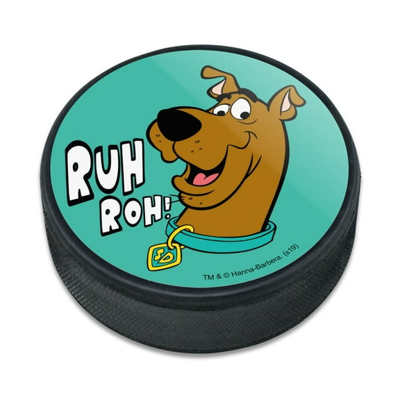 Scooby-Doo Ruh Roh Ice Hockey Puck