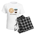 thumbnail image 4 of CafePress - We Go Together Like Coffee And Donuts Pajamas - Women's Short Sleeve Print T-Shirt and Pants Light Cotton Pajama Set, 4 of 7