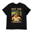 thumbnail image 2 of Not The Mama' Fan Shaped Mens T Shirts Cotton Short Sleeve T-Shirt Crew Neck Tees Casual Shirt, 2 of 5