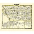 thumbnail image 2 of Warner 23x20 Gold Ornate Wood Framed with Double Matting Museum Art Print Titled - Mercer Illinois Landowner - Warner 1870, 2 of 4