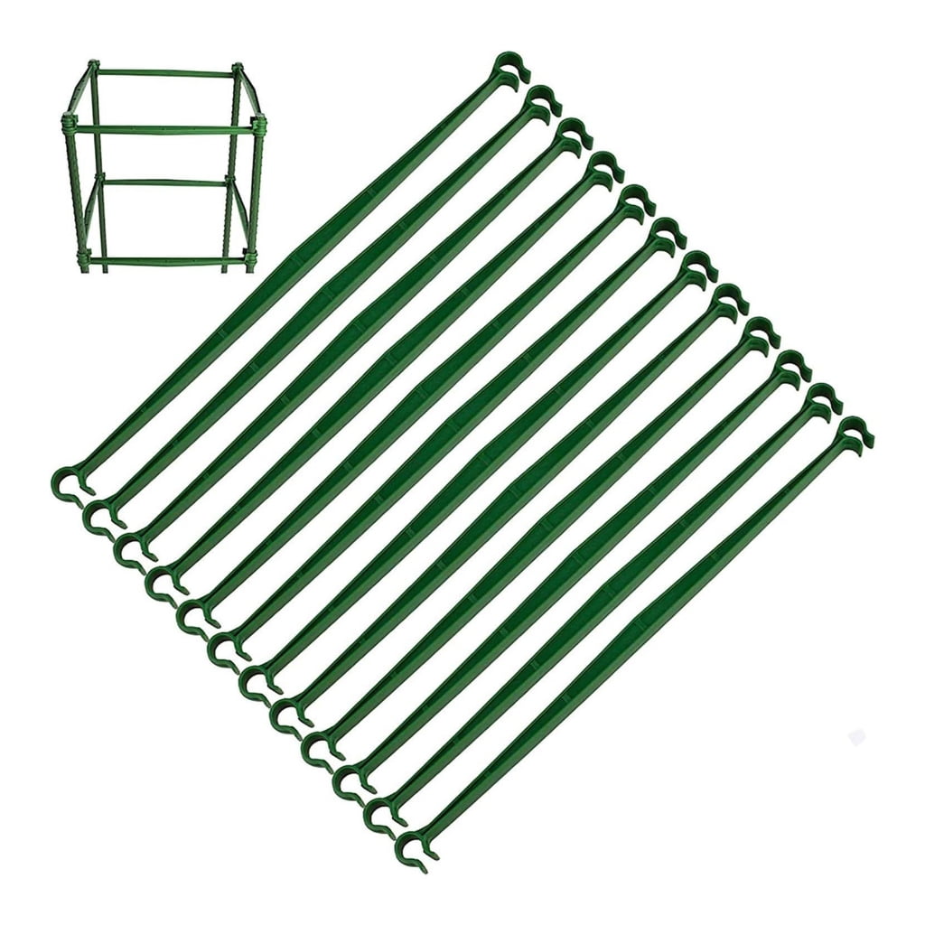Necvior 36Pcs Adjustable Plant Stake Arms Tomato Cage Expandable Connector for Garden