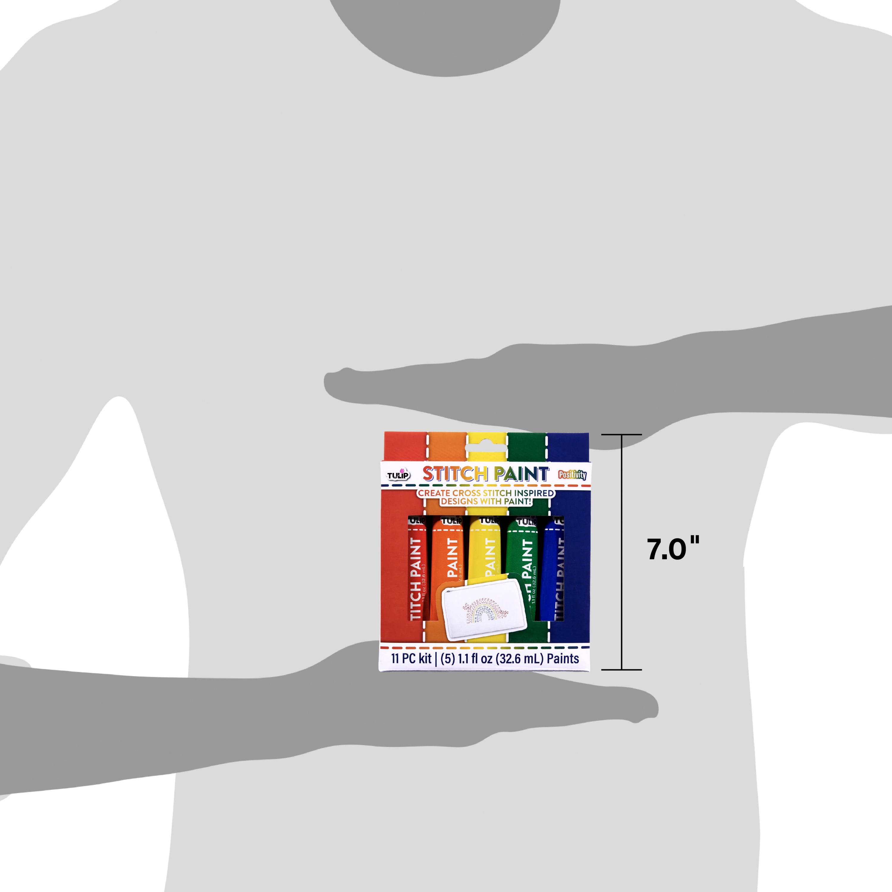 Tulip Stitch Paint 5 Pack, Positivity Bold Colors