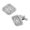Gray, variant on 1928 Jewelry Mens Silver Tone Boxed Diamond Shaped Cufflinks
