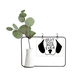 thumbnail image 1 of Mejor perro mamá nunca citar DIY diseño Marco De Metal Florero De Cerámica Decoración, 1 of 4