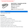 thumbnail image 2 of Multi Rib Belt - Compatible with 2006 Mercedes-Benz CLS500, 2 of 2