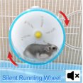 thumbnail image 5 of Parfait pour l'Exercice des Hamsters, Sans Bruit, Roue Confortable avec Large Piste de Course, Encourage l'Exercice Sain, Adapté pour Chinchilla, Cochon d'Inde et Autres Petits Animaux, 5 of 5
