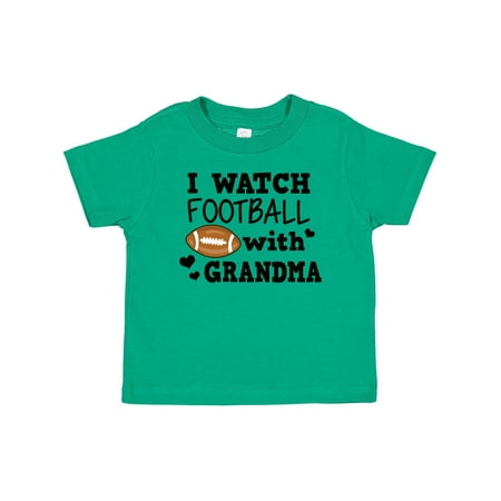 

Inktastic I Watch Football with My Grandma Gift Baby Boy T-Shirt