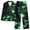 Green, variant on MIUOWANP Womens Big and Tall Pajama Sets Women's Valentine's Day Printed Pajama Set For Daily Home Wear With Pocket Green L
