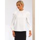 thumbnail image 4 of Blusa de Oficina Allegra K para Mujer Elegante con Cuello Levantado Blanco M, 4 of 5